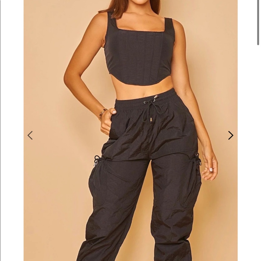 Black pants set